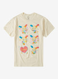 SA HA NA Flowers Grid Shirt T Shirt Everyday Wear