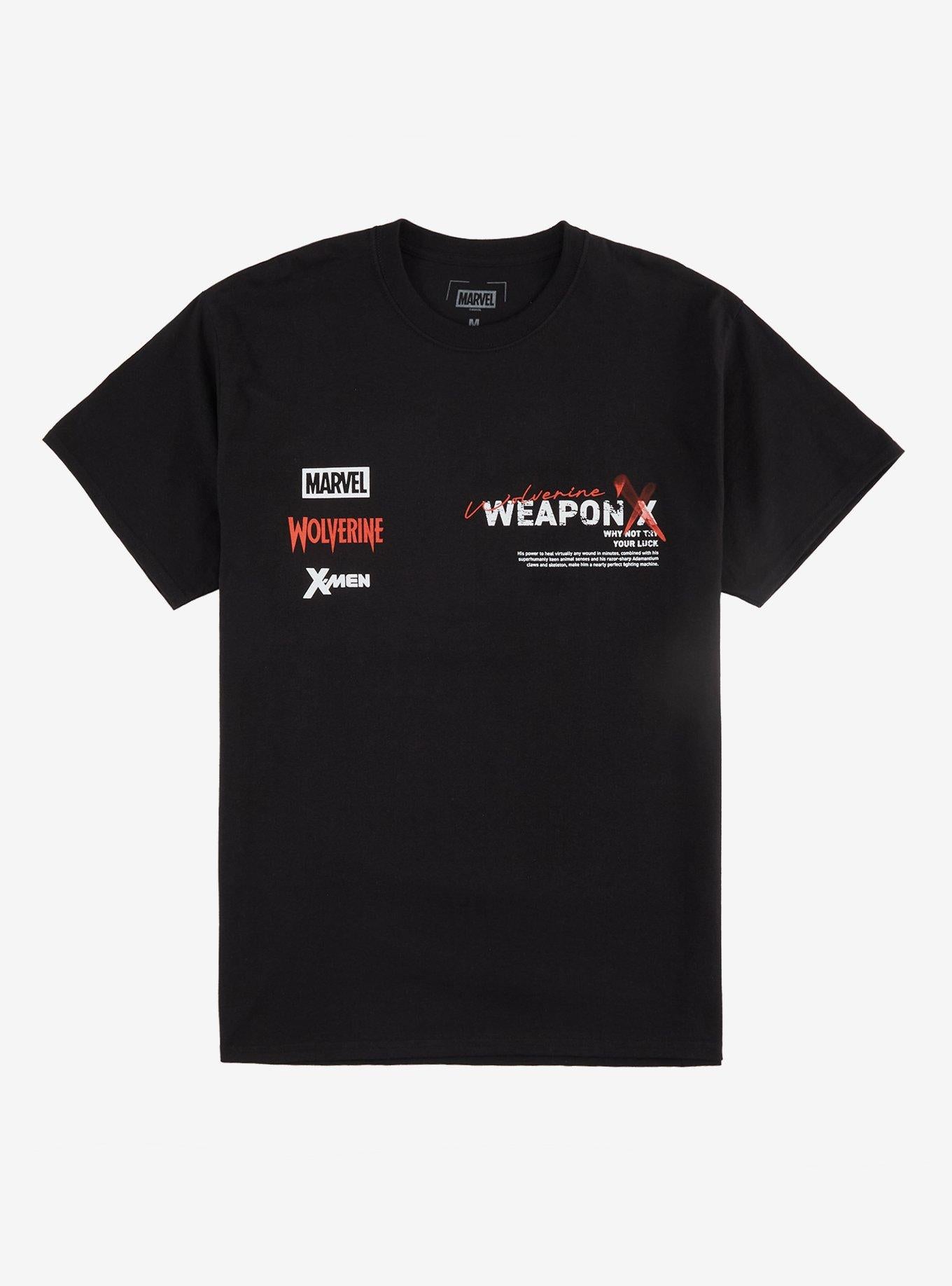 CVLA X Marvel X-Men Wolverine Weapon X T-Shirt | Graphic T-Shirt for Unisex