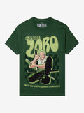 One Piece Zoro Graffiti Checker Shirt T Shirt US Trend