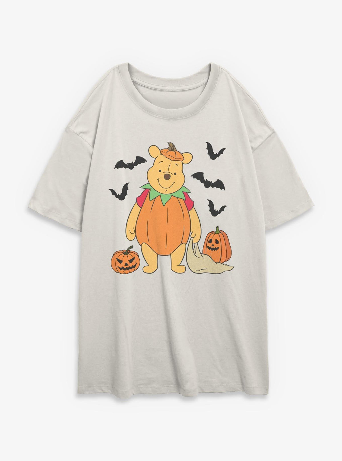 Disney Winnie The Pooh Big Pumpkin Pooh Girls Oversized T-Shirt