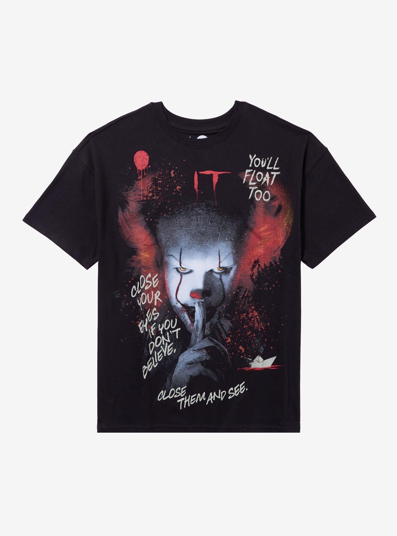 IT Pennywise Quotes Jumbo Print Shirt T Shirt New Arrival