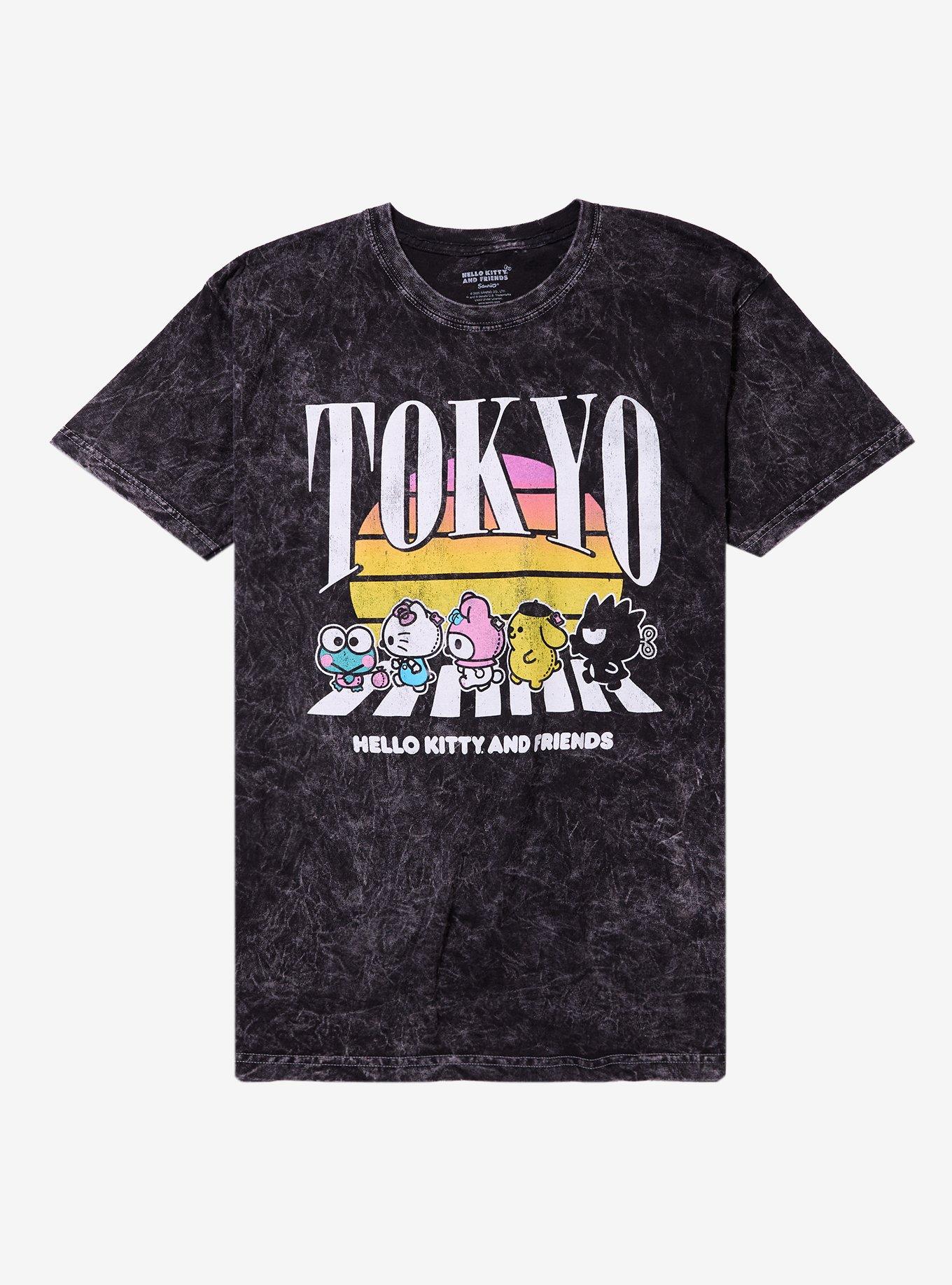 Hello Kitty And Friends Tokyo Street Dark Wash Shirt T Shirt US Trend