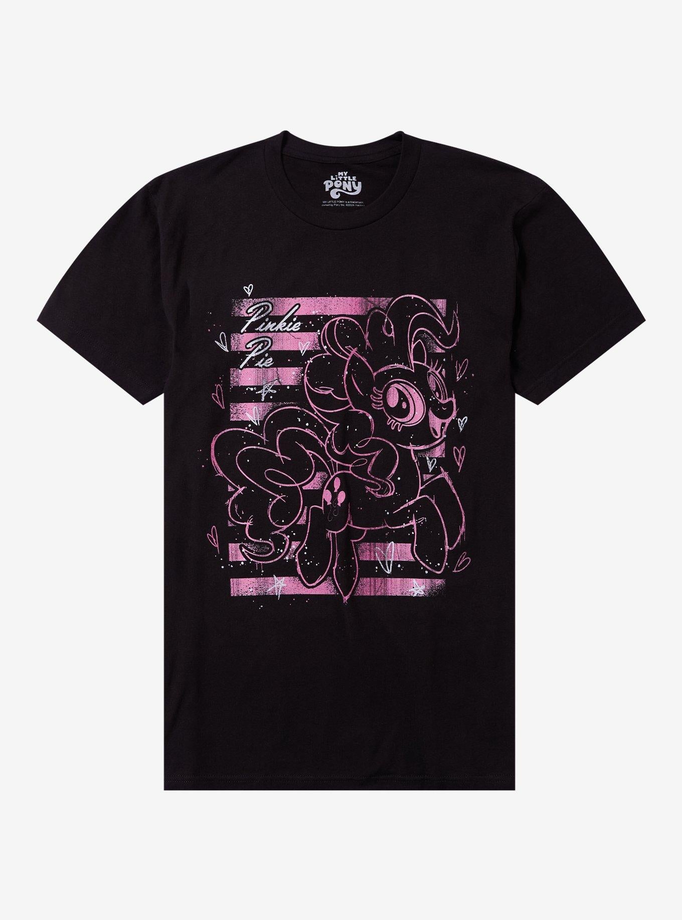 My Little Pony Pinkie Pie Pink Stripe Shirt T Shirt Clean Design