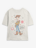 Cartoon Animated Toy Story Signature Woody Girls Skimmer Shirt T Shirt Premium Quality