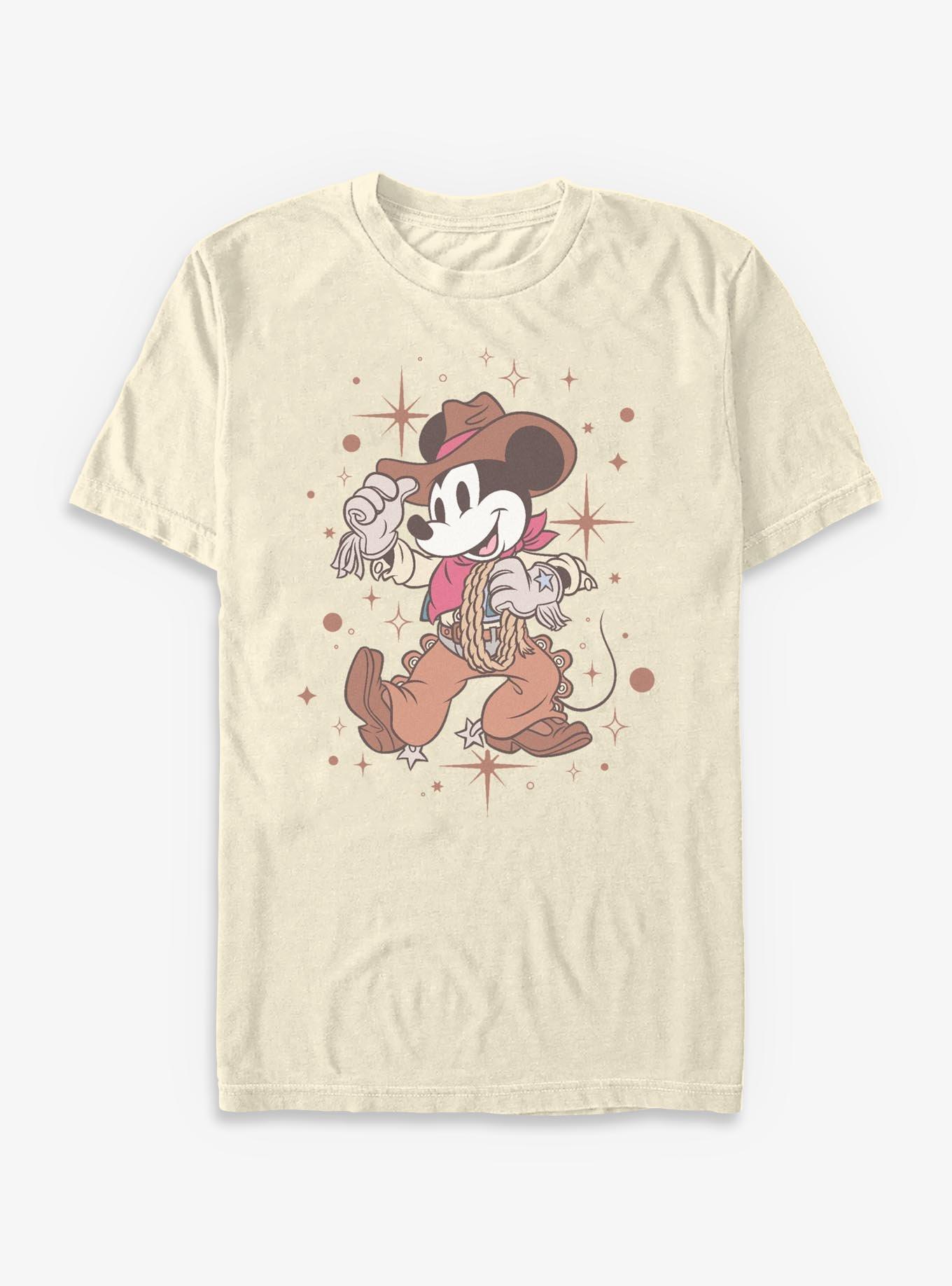 Cartoon Mickey Mouse Cowboy Mickey Shirt T Shirt Clean Design