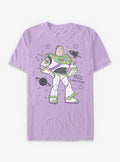 Cartoon Animated Toy Story Signature Buzz Garment Dye Shirt T Shirt Minimal Style