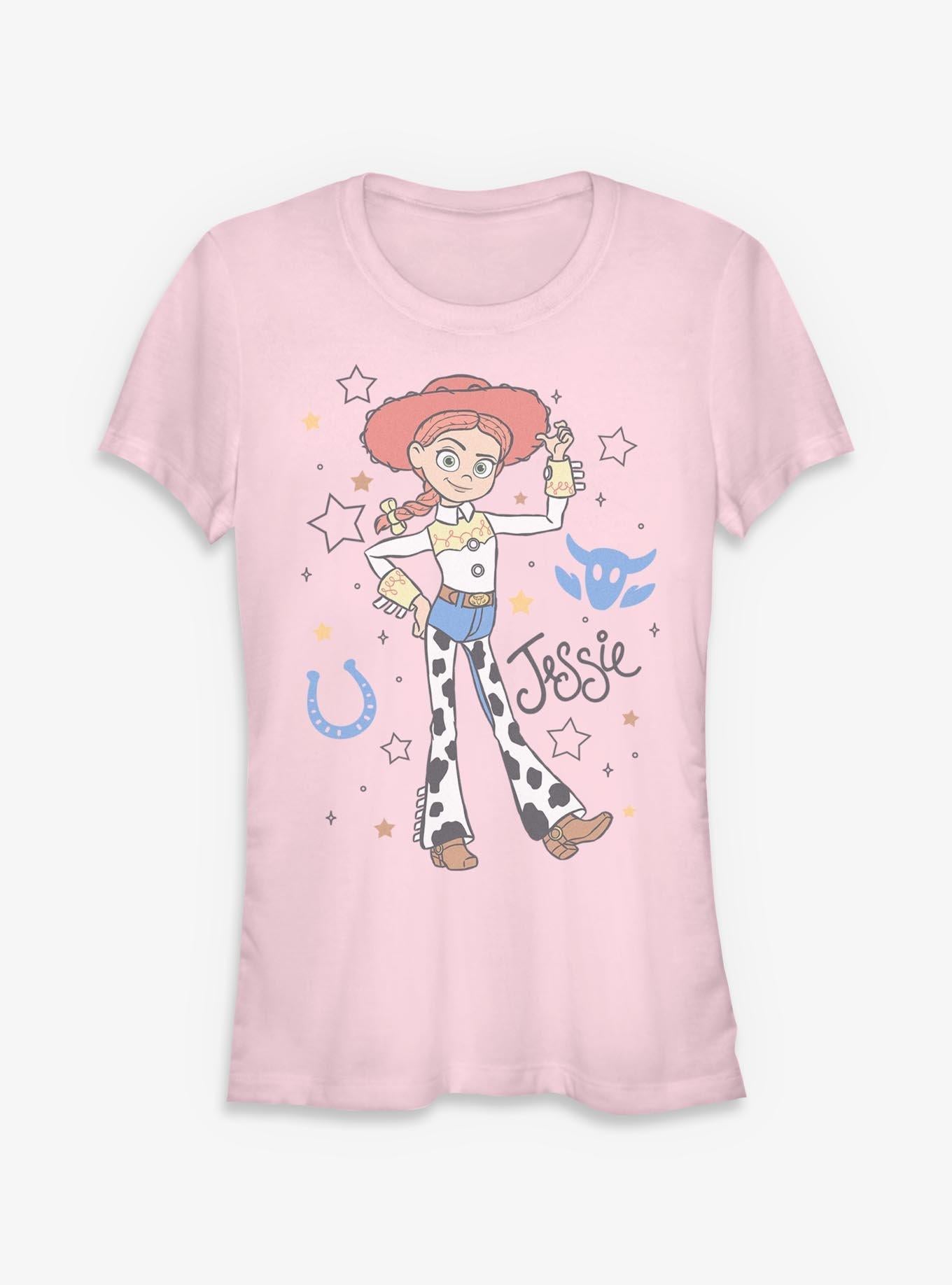 Cartoon Animated Toy Story Signature Jessie Girls Shirt T Shirt Minimal Style