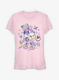 Cartoon Minnie Mouse Minnie Memphis Girls Shirt T Shirt Everyday Wear