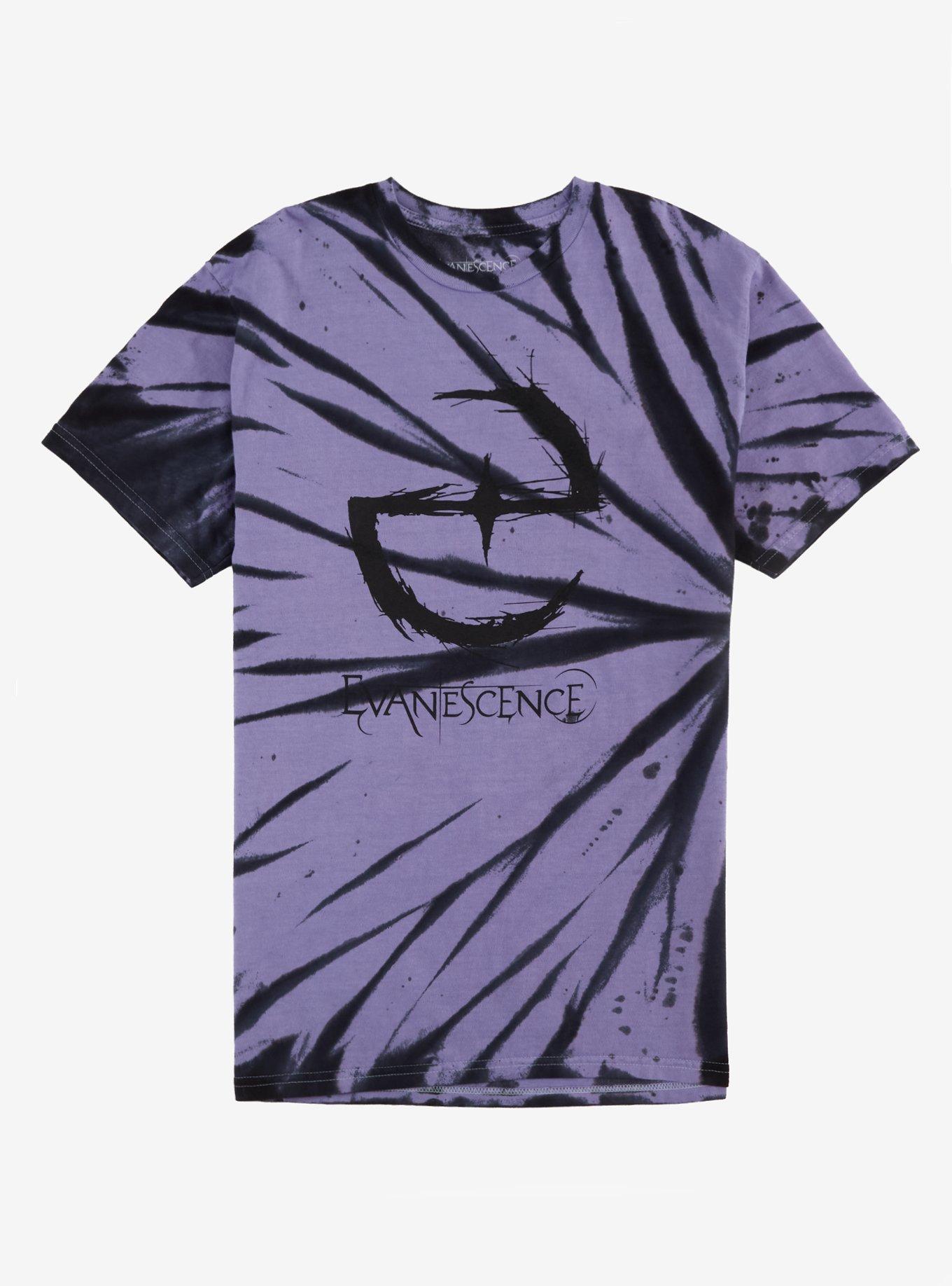 Evanescence Logo Purple Tie Dye Shirt T Shirt Limited Drop
