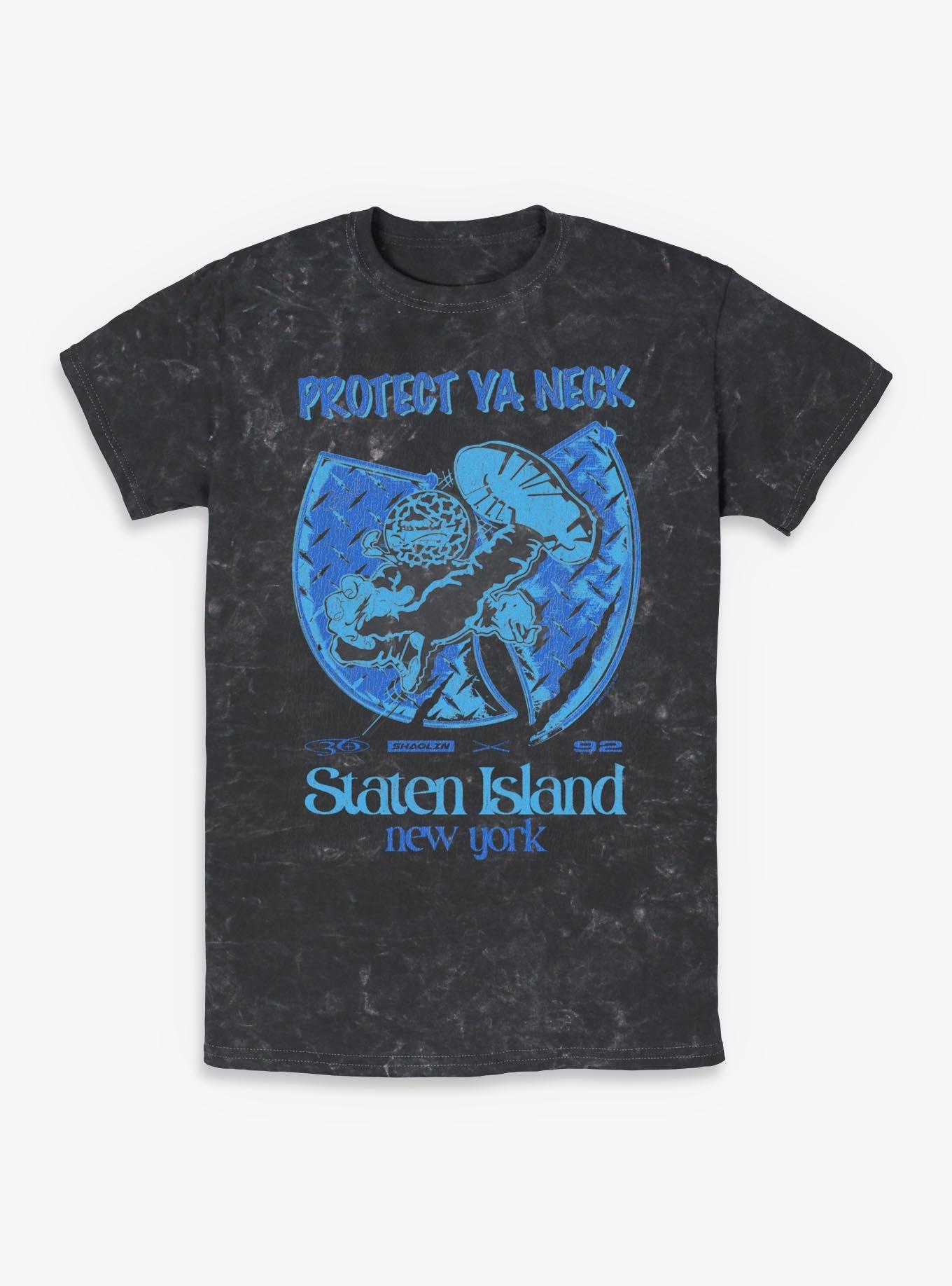 Wu-Tang Clan Protect Ya Neck Staten Island New York Mineral Wash T-Shirt | Premium Unisex T-Shirt, Trending Graphic Tee