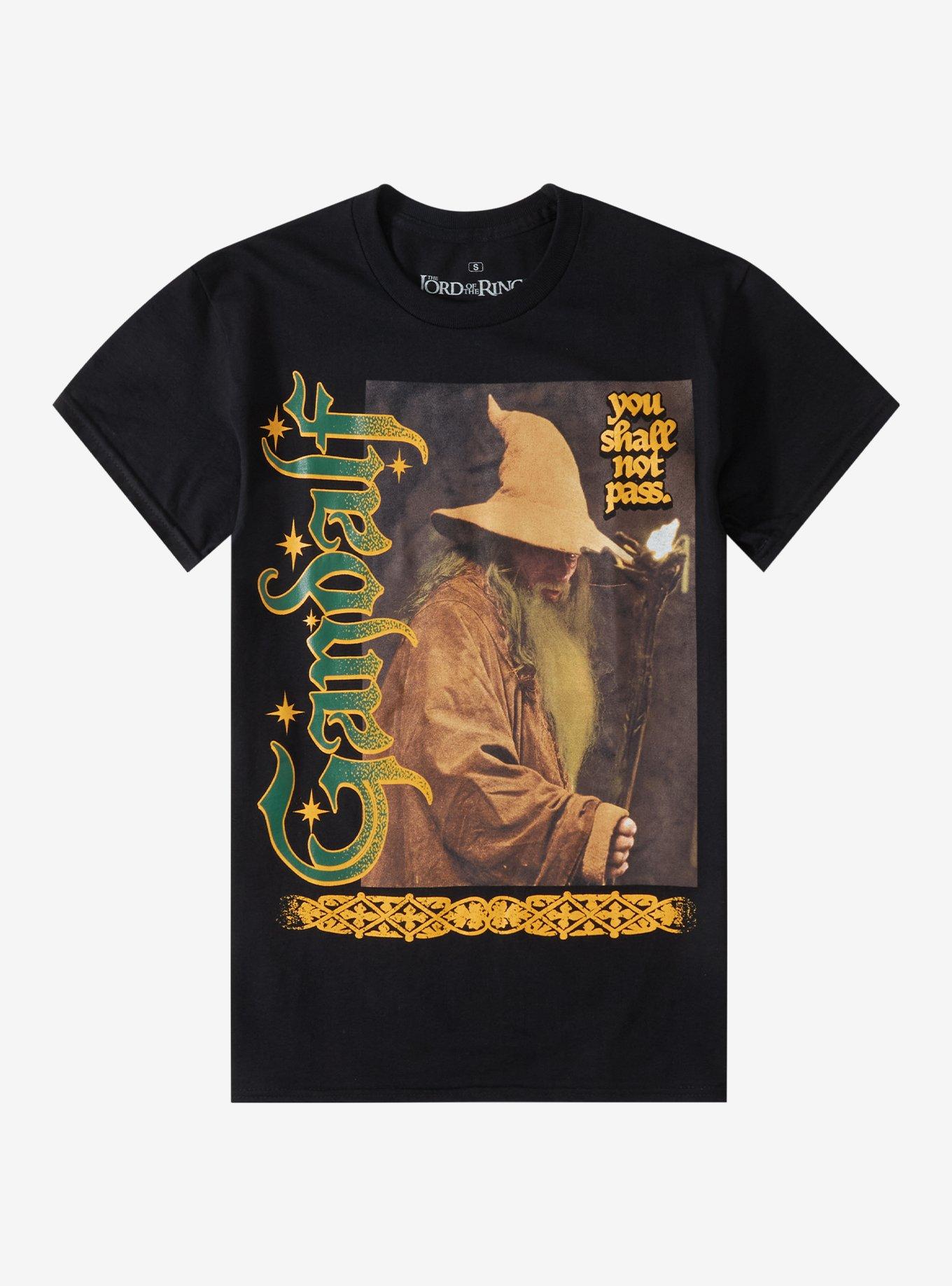The Lord Of The Rings Gandalf You Shall Not Pass T-Shirt | Graphic T-Shirt for Unisex