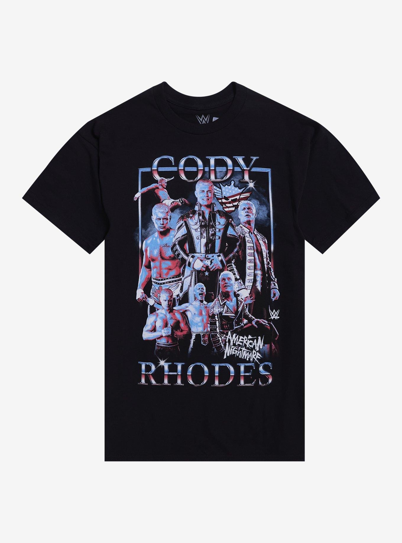 WWE Cody Rhodes Collage Shirt T Shirt Limited Drop