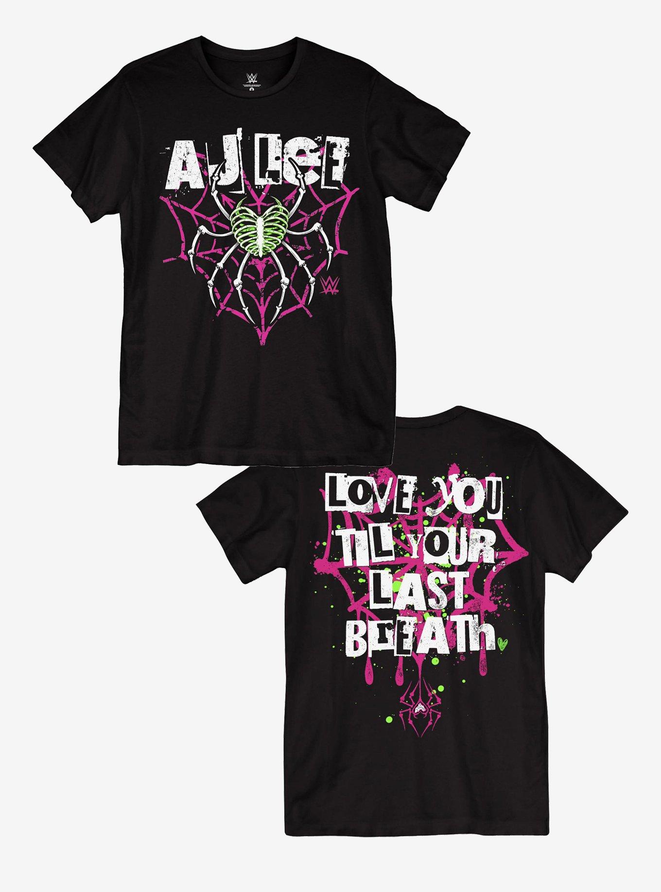 WWE AJ Lee Spider Quote TShirt Graphic Tee | Graphic Tee | Unisex Shirt | Premium Quality Apparel