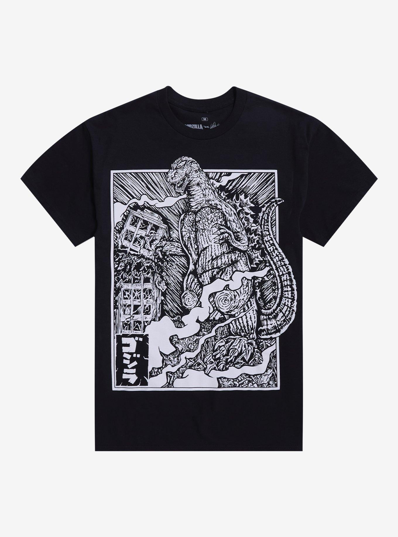 Godzilla X Vertebrae33 Destruction T-Shirt | Graphic T-Shirt for Unisex