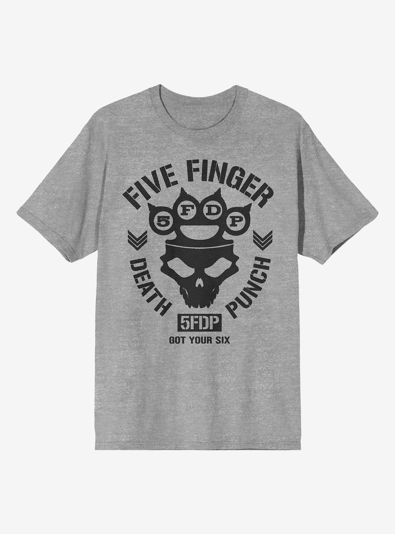 Five Finger Death Punch Brass Knuckle Logo Shirt T Shirt New Arrival