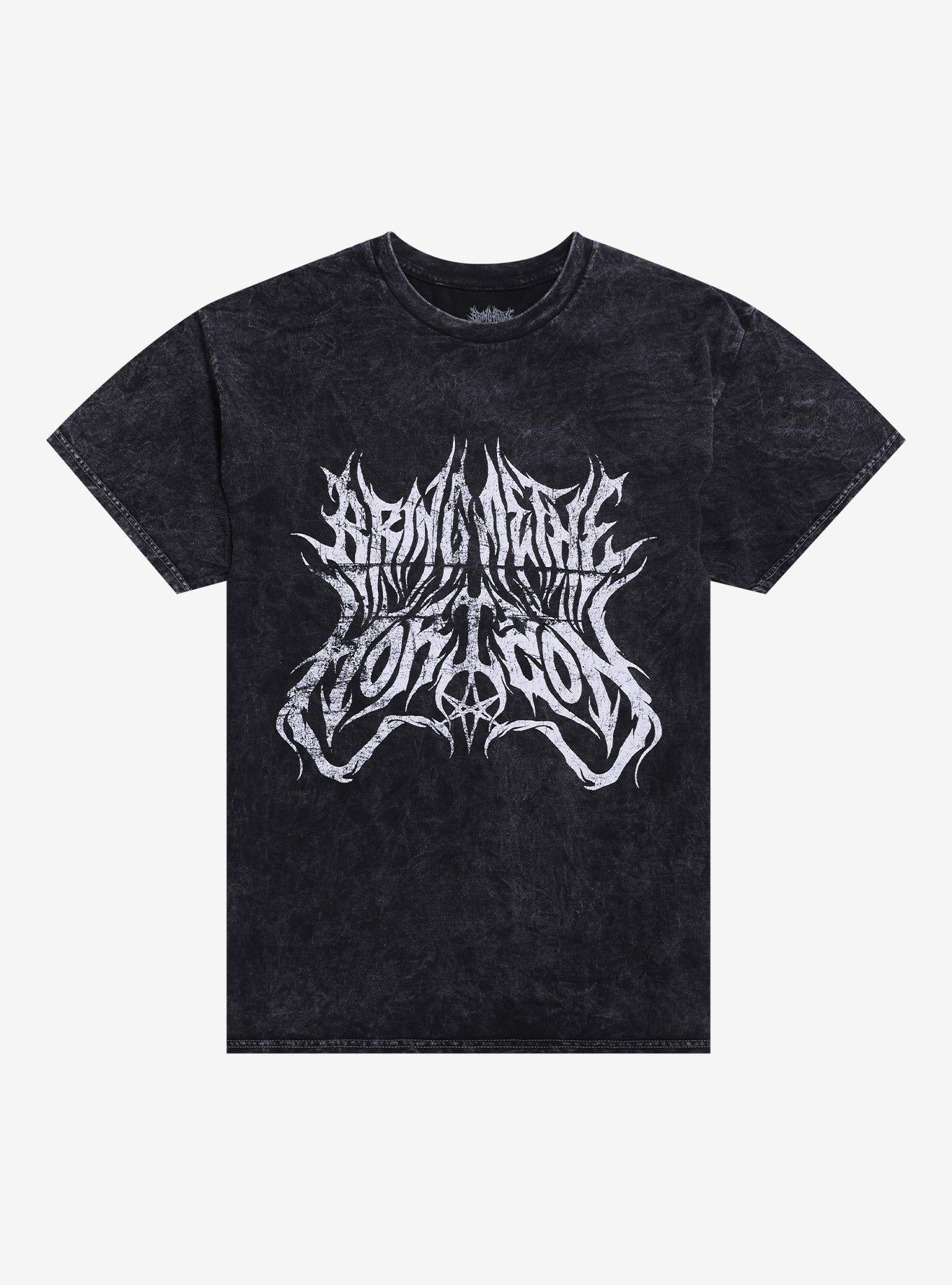 Bring Me The Horizon Logo Mineral Wash Shirt T Shirt Limited Drop