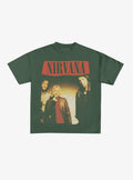 Nirvana Blurry Group Photo Shirt T Shirt Hot Pick