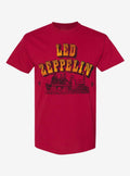 Led Zeppelin Sketched Train Shirt T Shirt Limited Drop