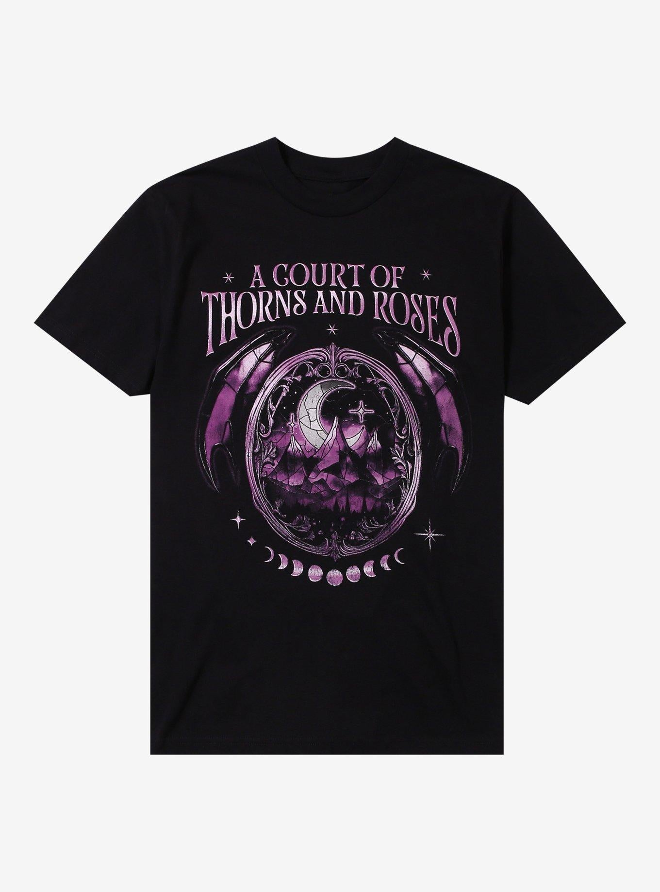 A Court Of Thorns And Roses Night Court Stained Glass Shirt T Shirt US Trend