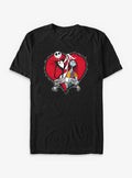 Cartoon The Nightmare Before Christmas Jack Sally Misfit Love Shirt T Shirt Premium Quality