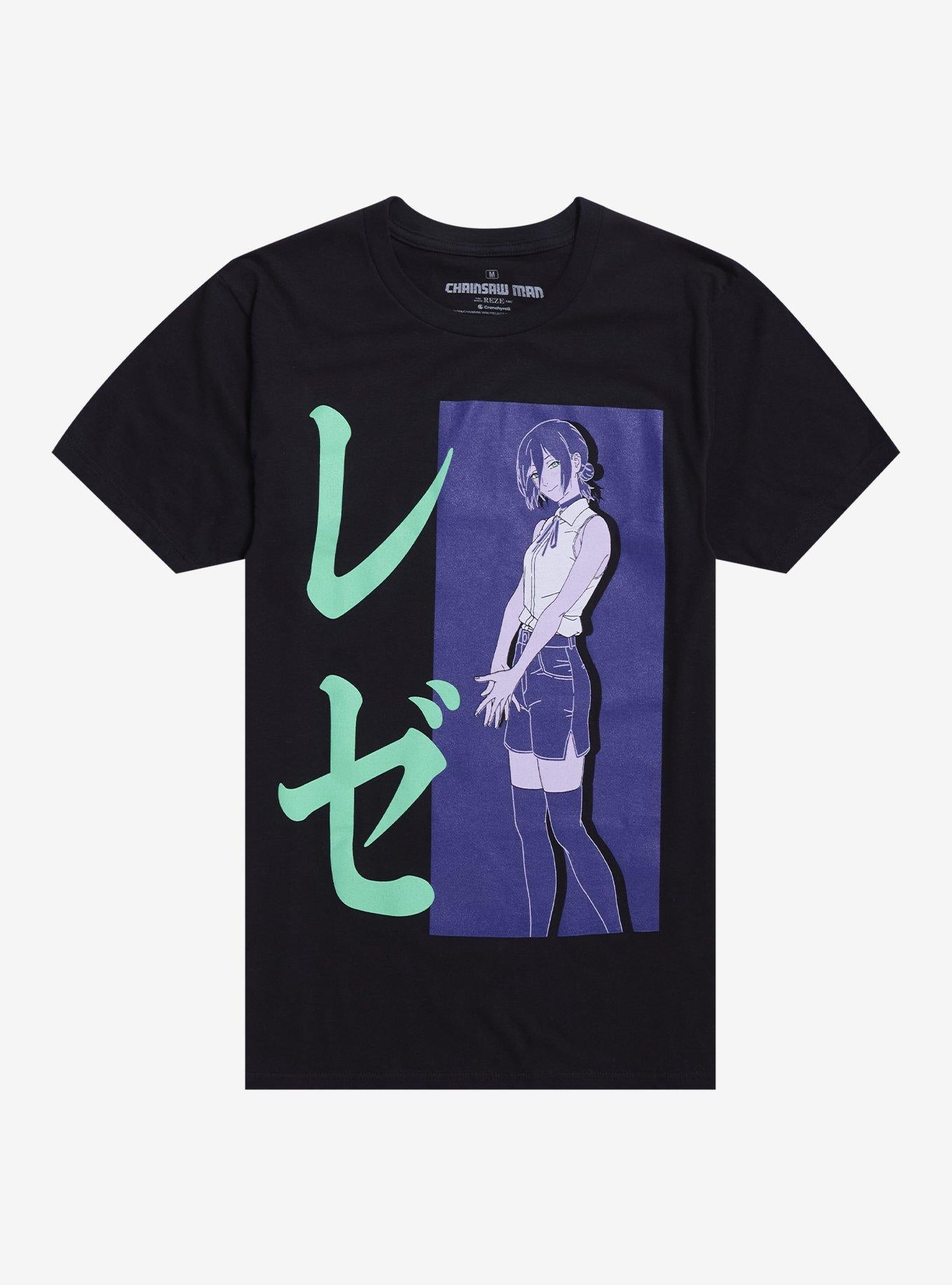 Chainsaw Man The Movie Reze Arc Tonal Reze Jumbo Print Shirt T Shirt Clean Design