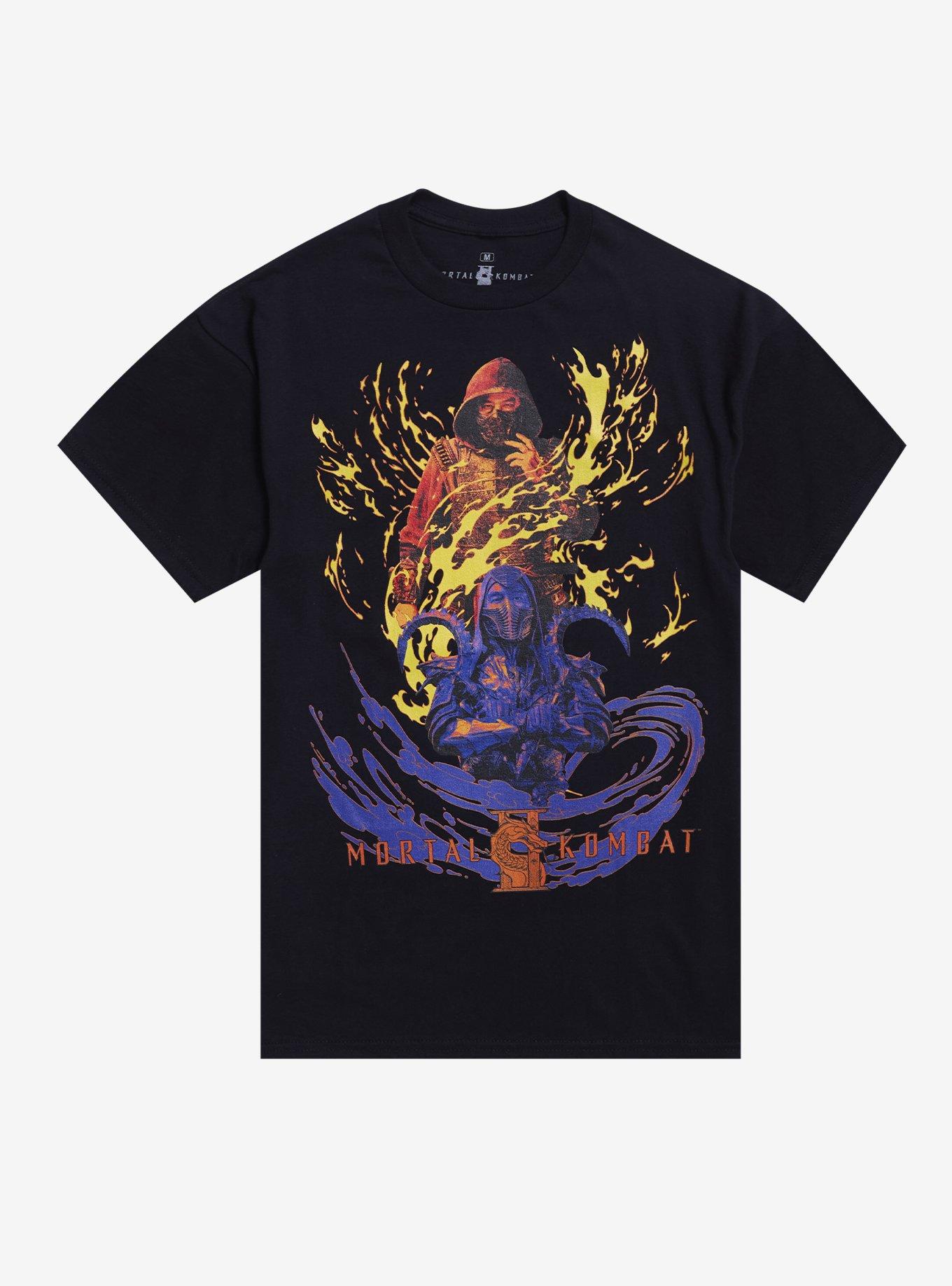 Mortal Kombat II Scorpion Vs Sub Zero Shirt T Shirt Limited Drop