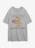 Marvel Groot Tree Season Girls Oversized T-Shirt | Premium Unisex T-Shirt, Trending Graphic Tee