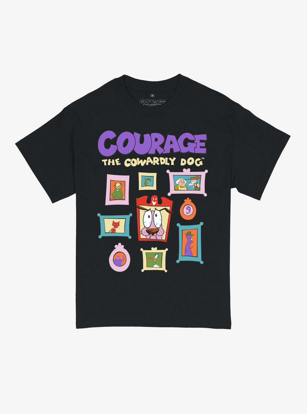 Courage The Cowardly Dog Frames T-Shirt