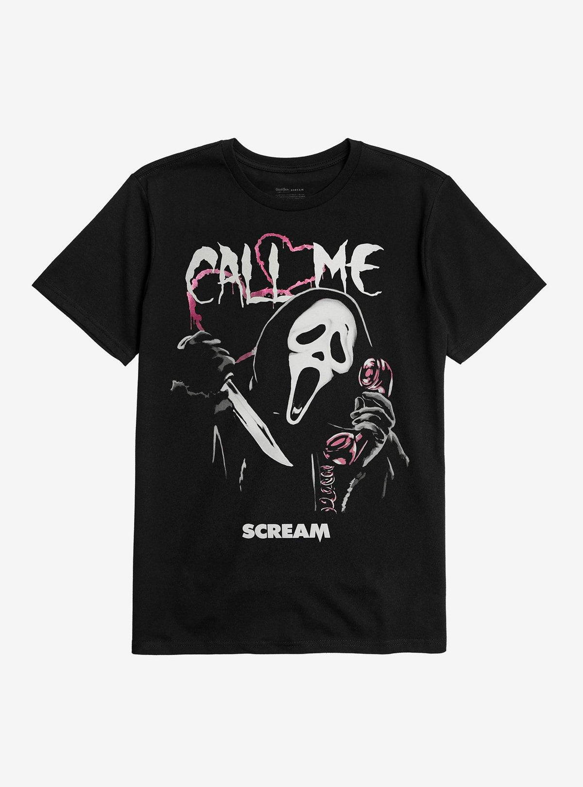 Scream Ghost Face Call Me T-Shirt