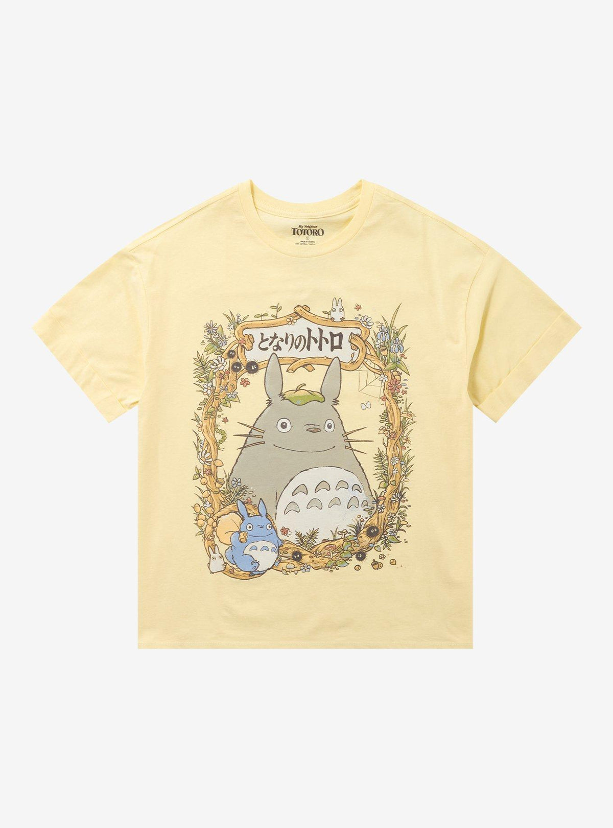 Studio Ghibli® My Neighbor Totoro Yellow Leaf Frame T-Shirt