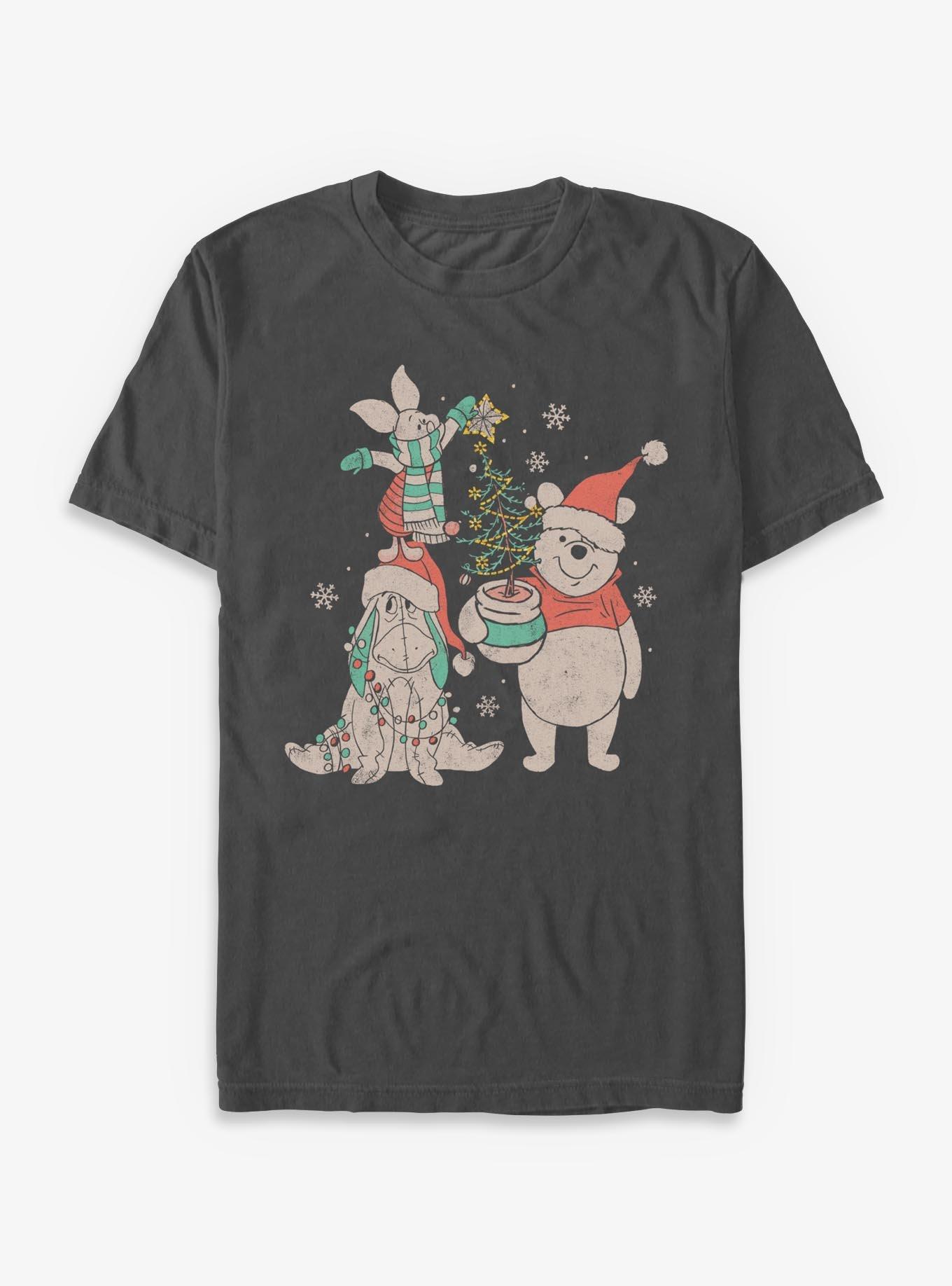 Disney Winnie The Pooh Eeyore Piglet And Pooh With Tree T-Shirt | Premium Unisex T-Shirt, Trending Graphic Tee