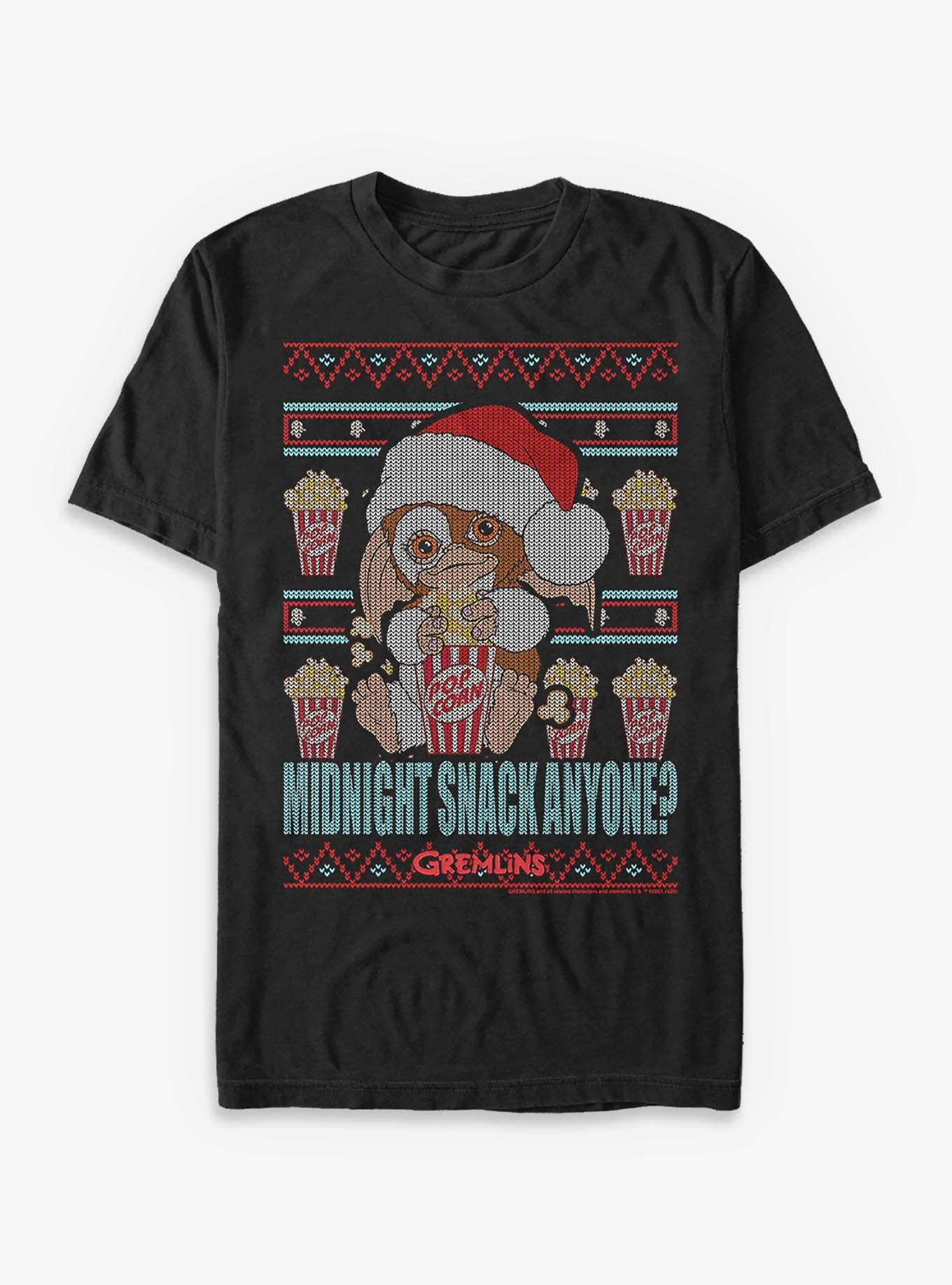Gremlins Midnight Snack Ugly Sweater T-Shirt | Premium Unisex T-Shirt, Trending Graphic Tee