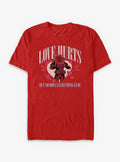 Superhero Deadpool Love Hurts Shirt T Shirt Clean Design