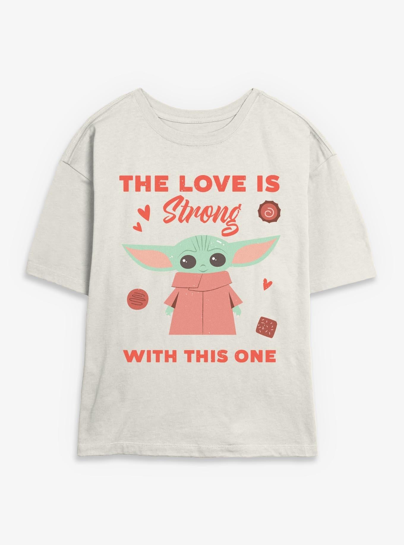 The Mandalorian The Love Is Strong Girls Skimmer Shirt T Shirt Minimal Style