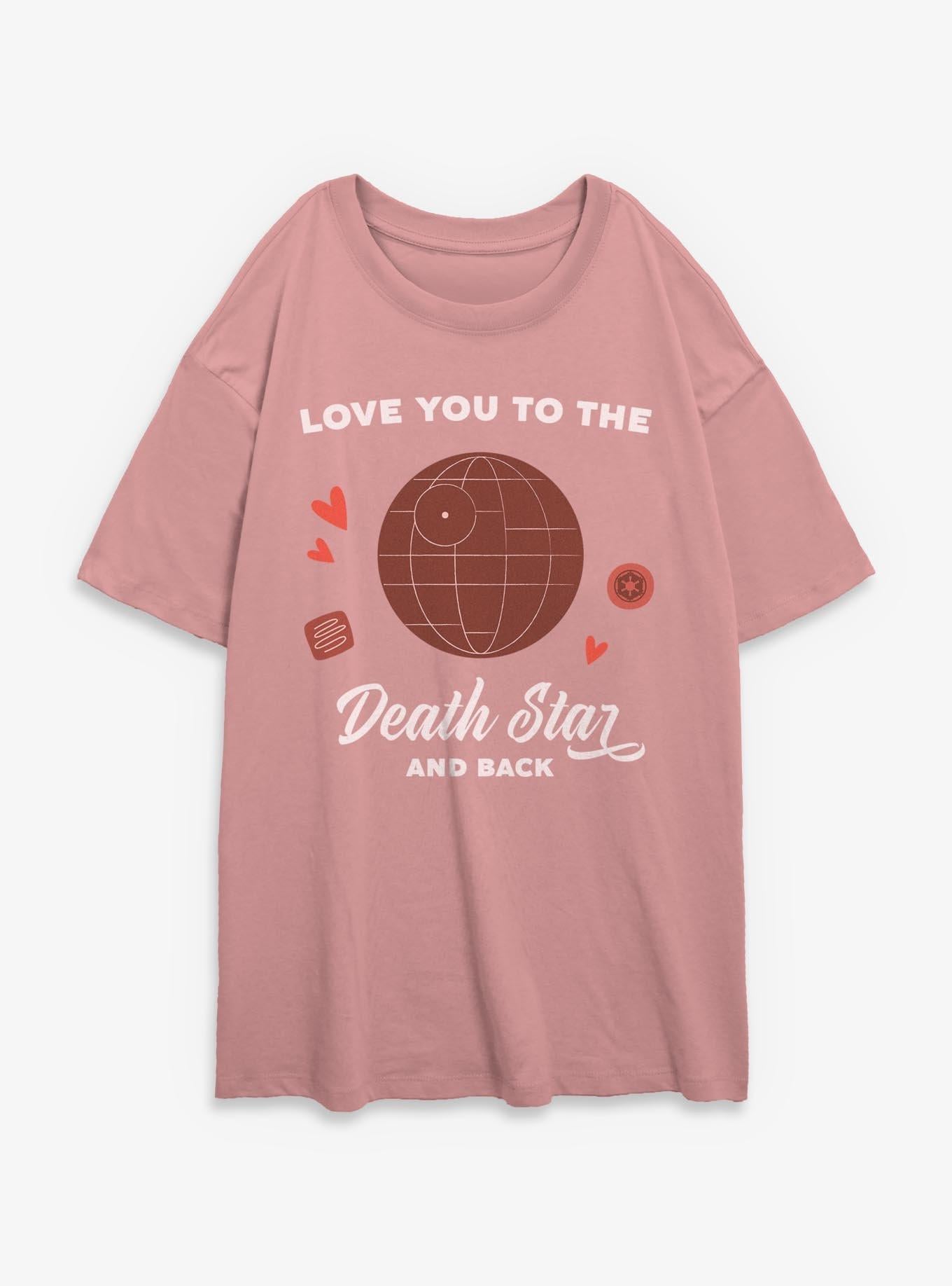 Love You To Death And Back Girls Oversized Shirt T Shirt Premium Quality