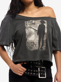 The Cure Boys Don't Cry Girls Off-Shoulder T-Shirt