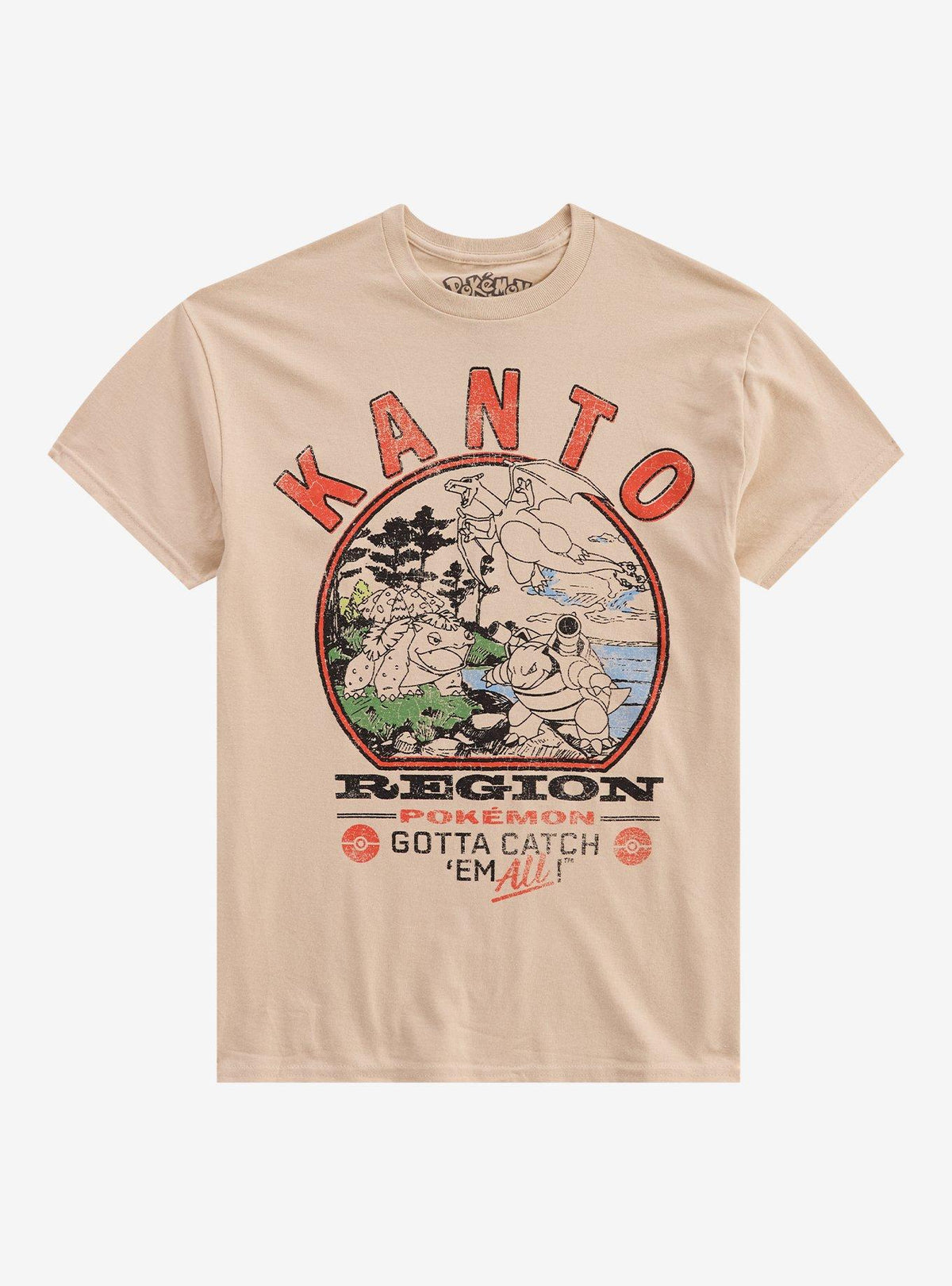 Pokémon Kanto Regino T-Shirt