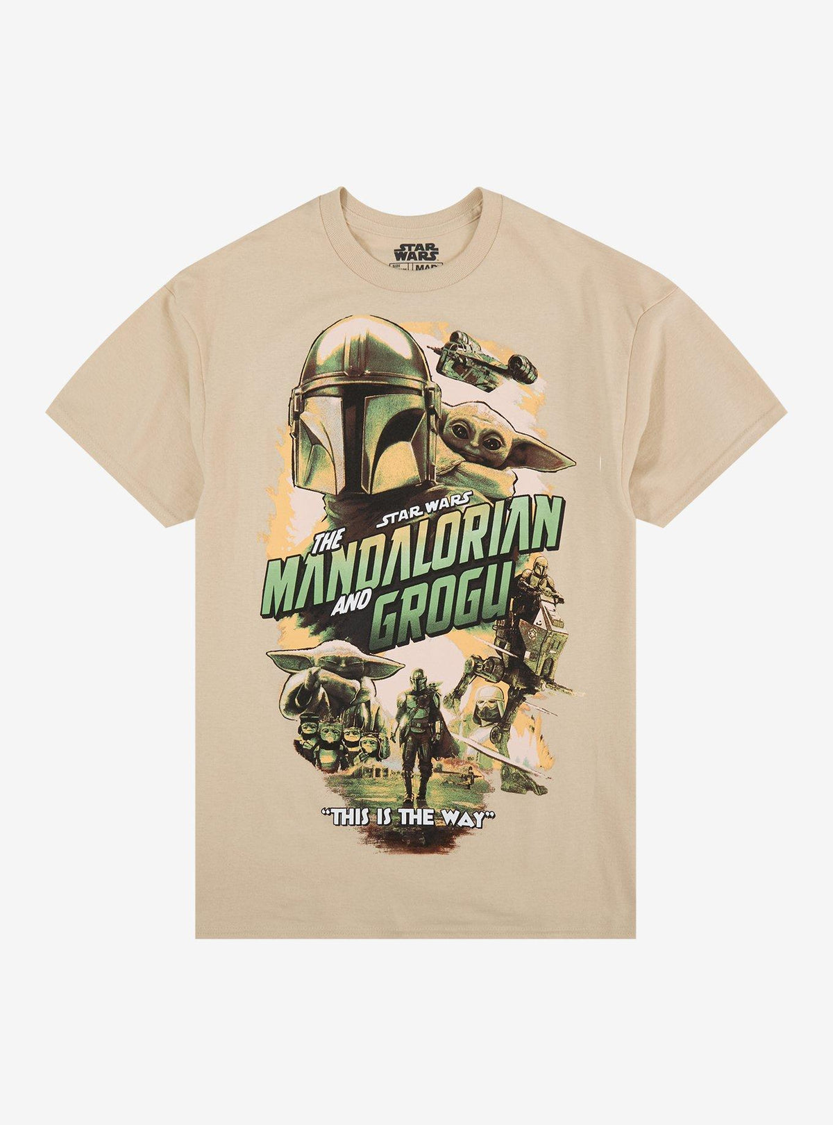 Star Wars The Mandalorian And Grogu Poster T-Shirt