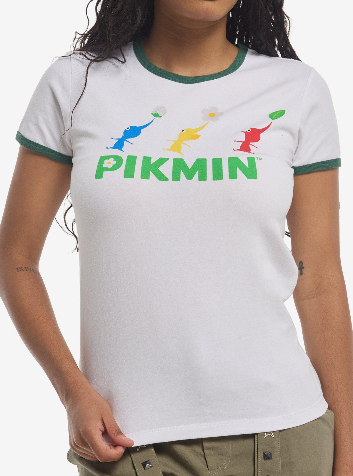 Pikmin Trio Girls Ringer T-Shirt