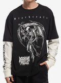 Blackcraft X Ice Nine Kills Skeleton Reaper Twofer Long-Sleeve T-Shirt