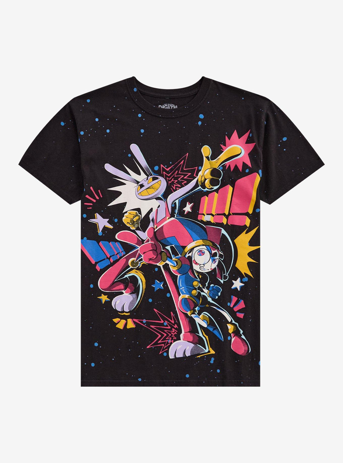 The Amazing Digital Circus Jax & Pomni Splatter T-Shirt