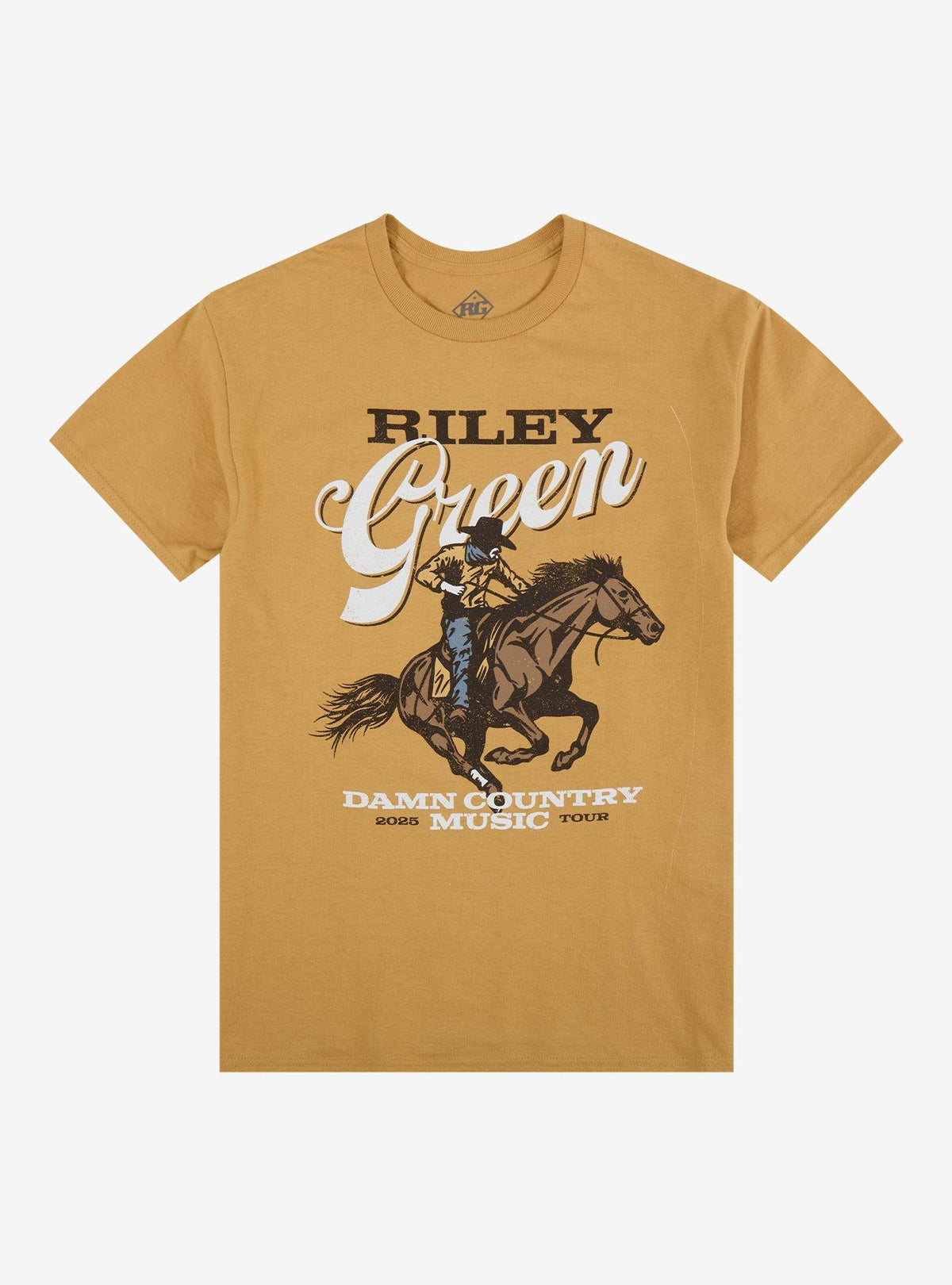 Riley Green Damn Country Music 2025 Tour T-Shirt