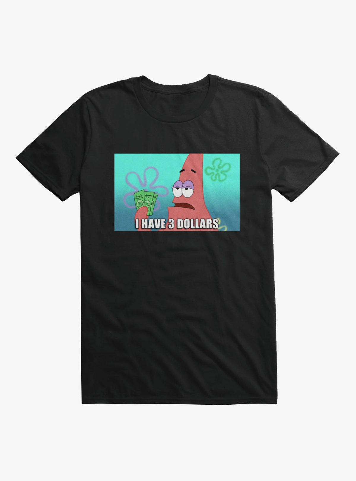 Spongebob Squarepants Patrick 3 Dollar Meme T-Shirt