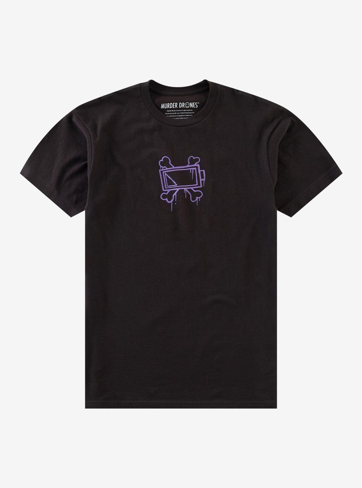 Murder Drones Uzi Purple Portrait T-Shirt