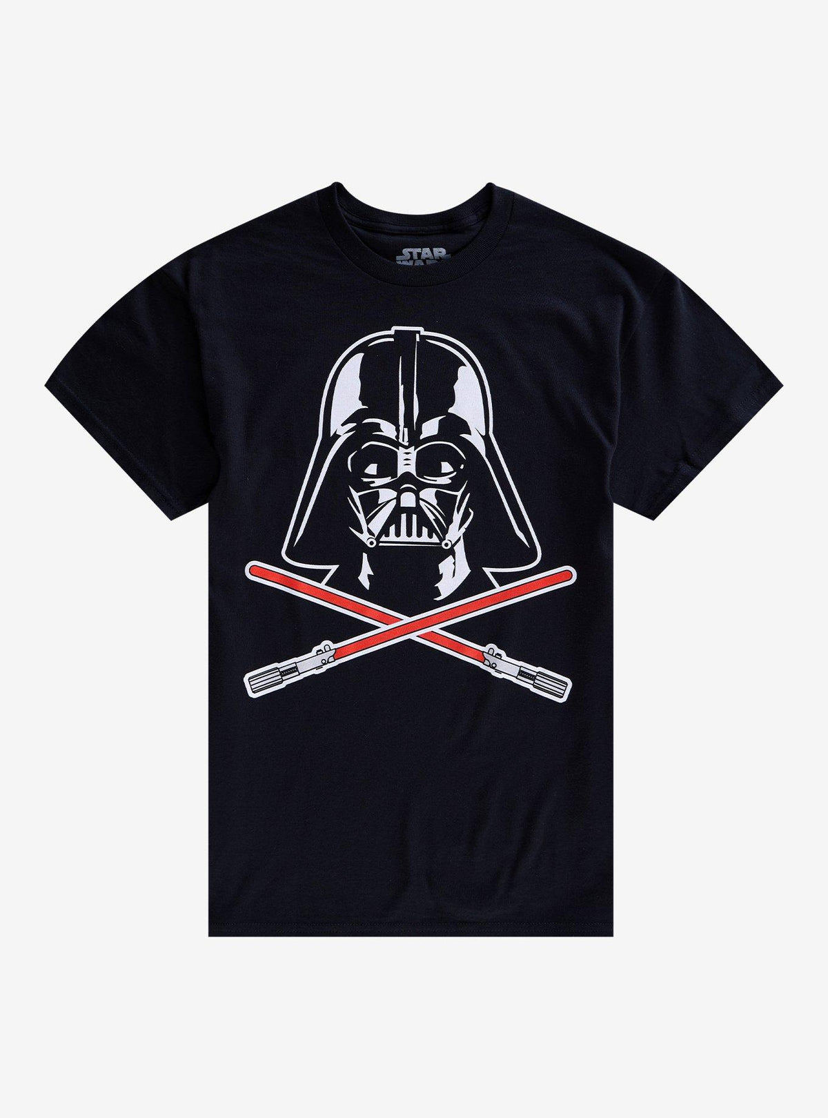 Star Wars Darth Vader Helmet Lightsaber T-Shirt