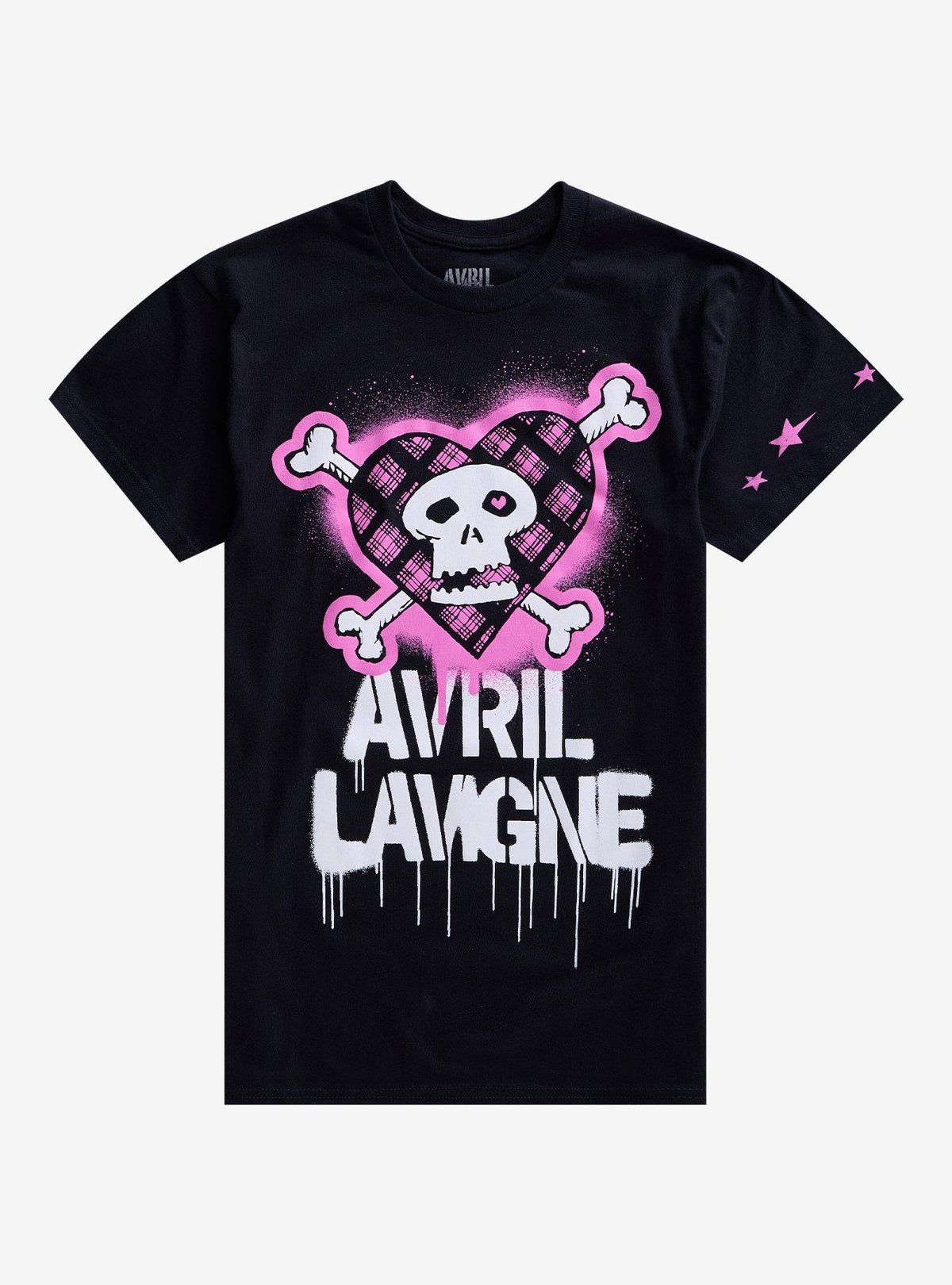 Avril Lavigne Pink Punk Skull T-Shirt