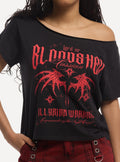A Court Of Thorns And Roses Cassian Girls Off-Shoulder T-Shirt