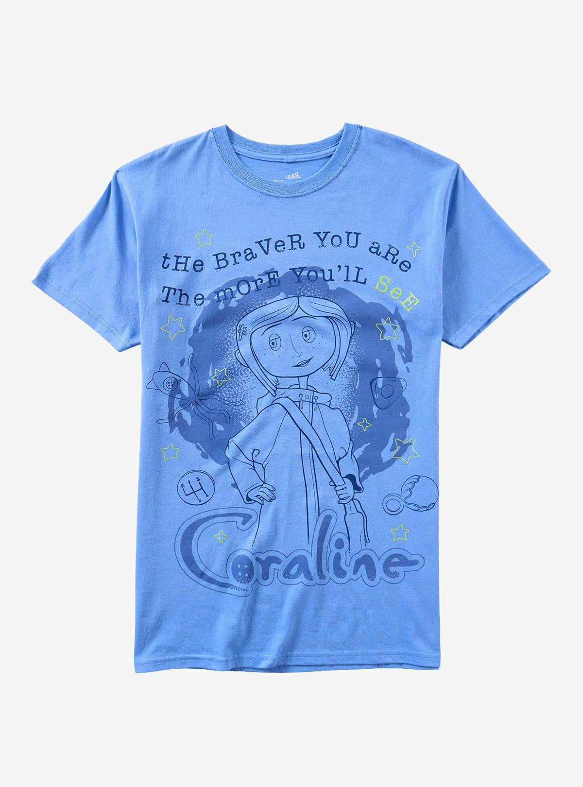 Coraline Glow-In-The-Dark Stars T-Shirt