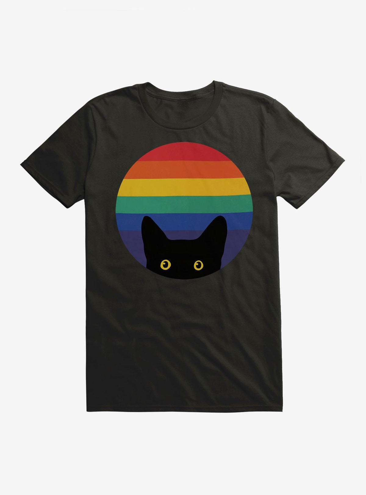 LGBTQ Peeking Cat T-Shirt