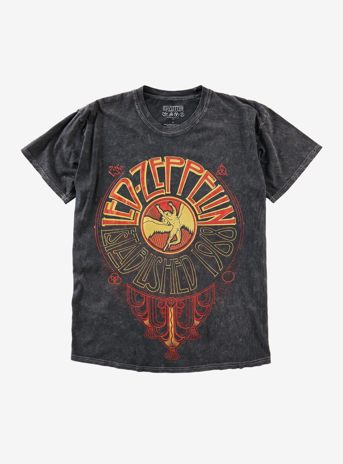 Led Zeppelin Symbols Dark Wash T-Shirt